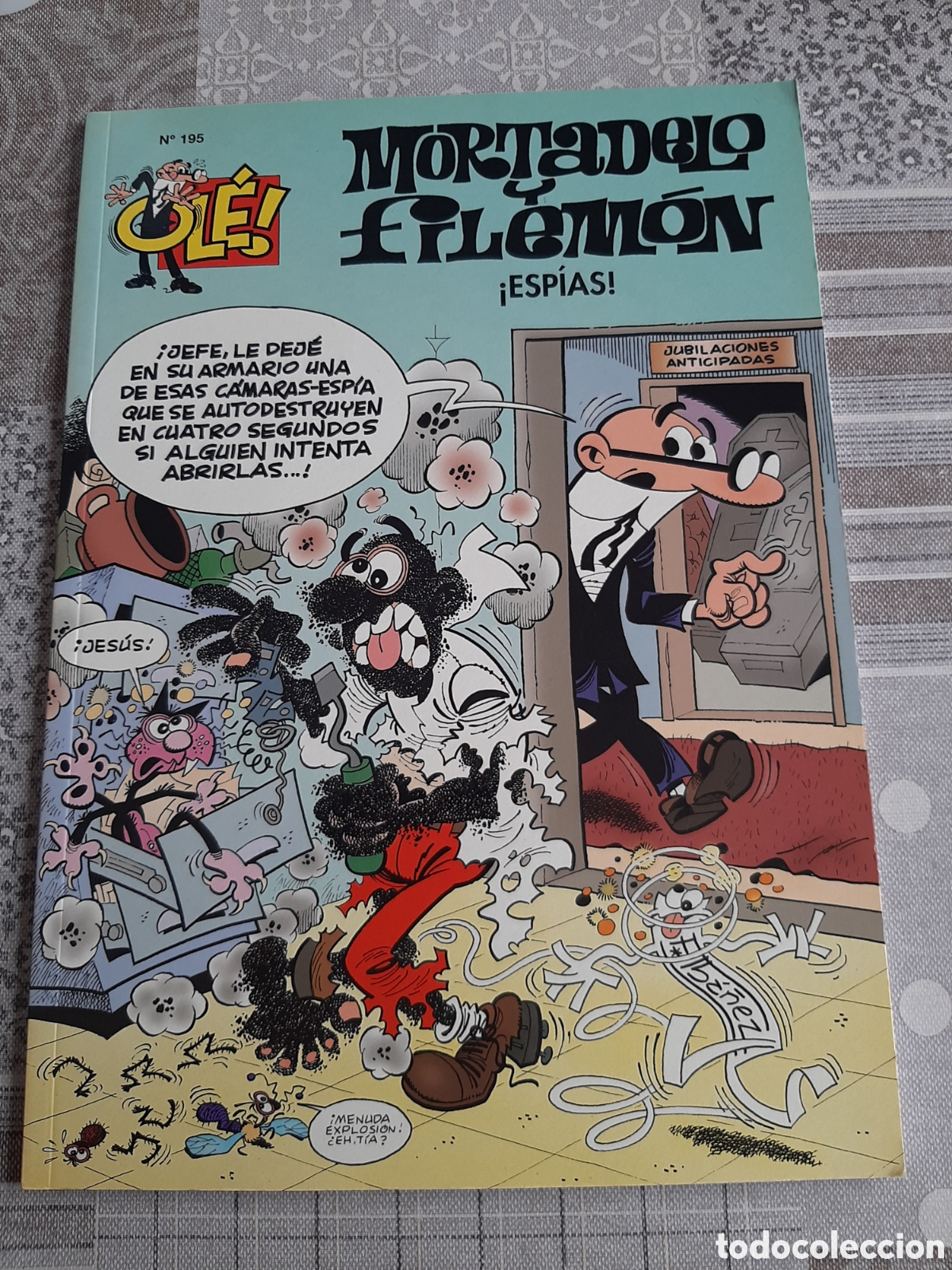 C&oacute;mics: Ol&eacute; n&deg; 195, Mortadelo y Filem&oacute;n, &iexcl;Esp&iacute;as! - Foto 1