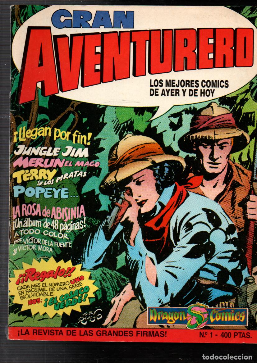 C&oacute;mics: GRAN AVENTURERO, N&ordm; 1. DRAGON COMICS. EDICIONES B, 1989 - Foto 1