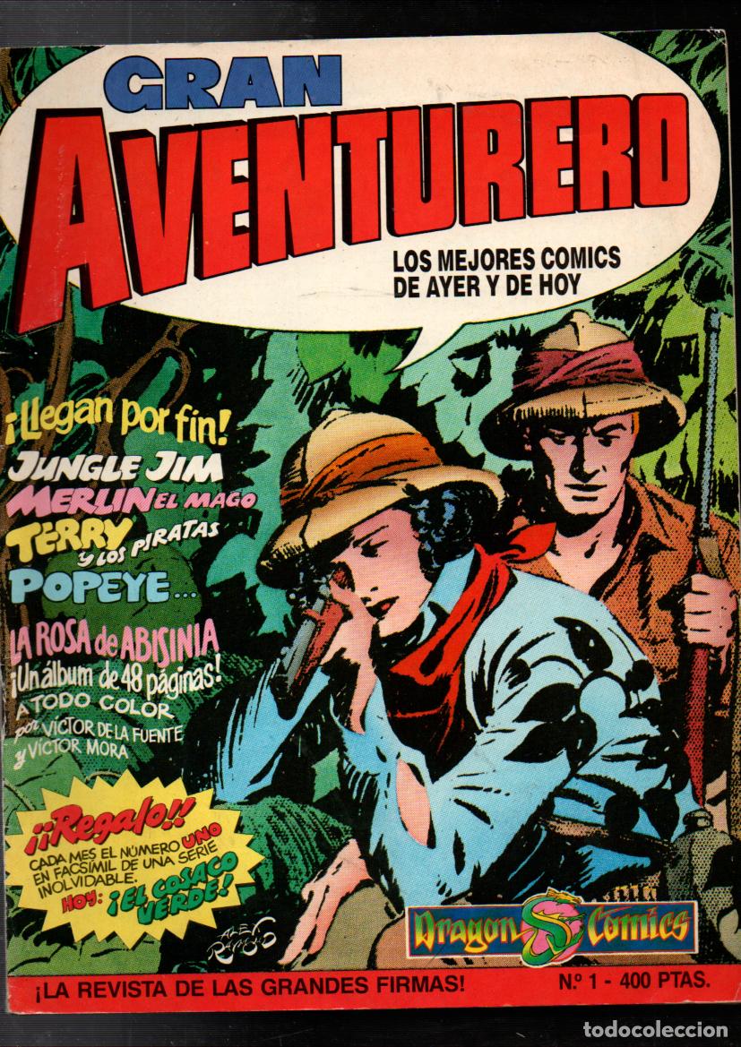 C&oacute;mics: GRAN AVENTURERO, N&ordm; 1. DRAGON COMICS. EDICIONES B, 1989 - Foto 1