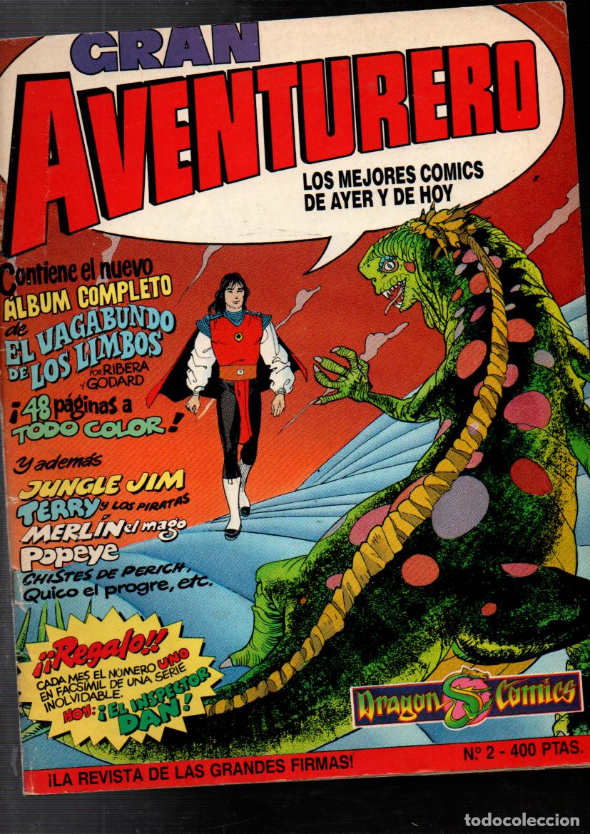 C&oacute;mics: GRAN AVENTURERO, N&ordm; 2. DRAGON COMICS. EDICIONES B, 1989 - Foto 1