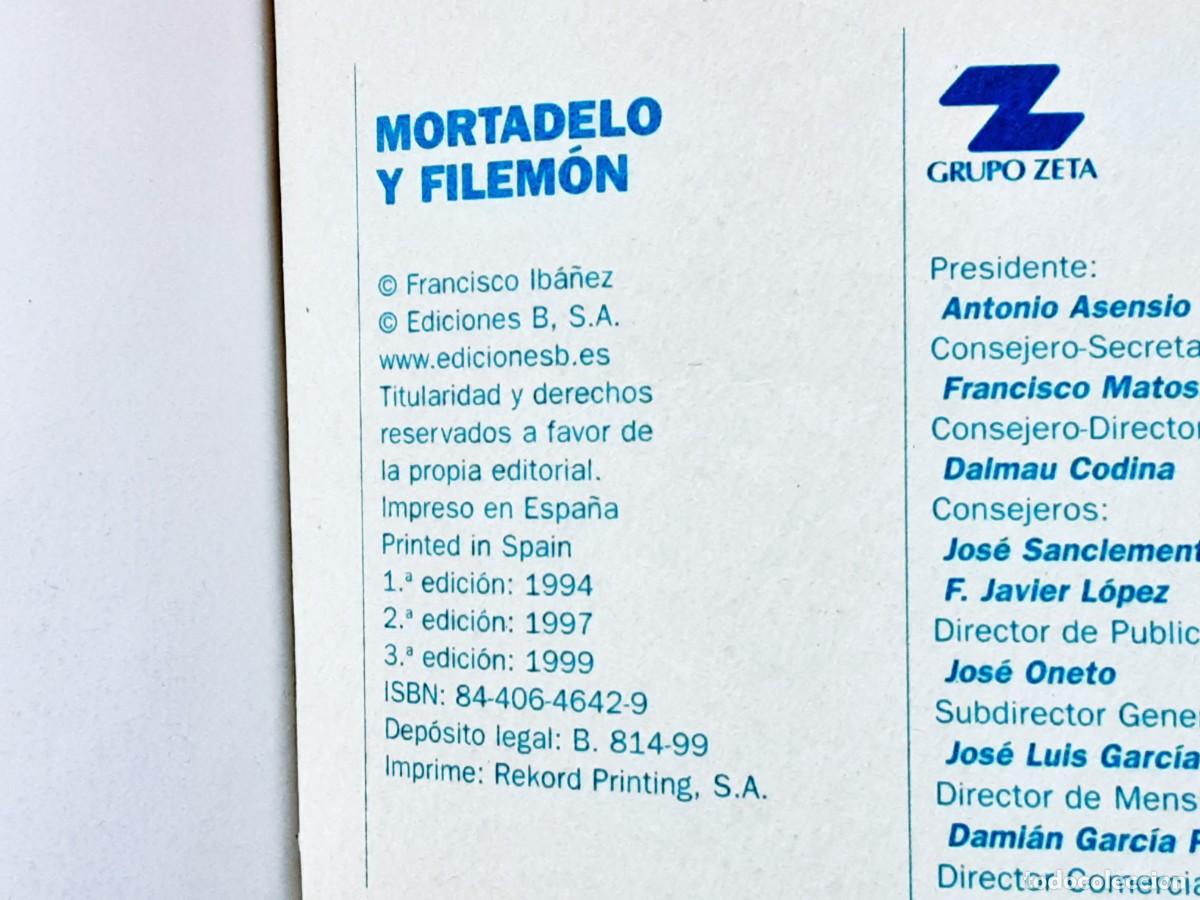 C&oacute;mics: OLE MORTADELO Y FILEMON N&ordm; 66 3&ordf; EDIC A&Ntilde;O 1999 - Foto 4