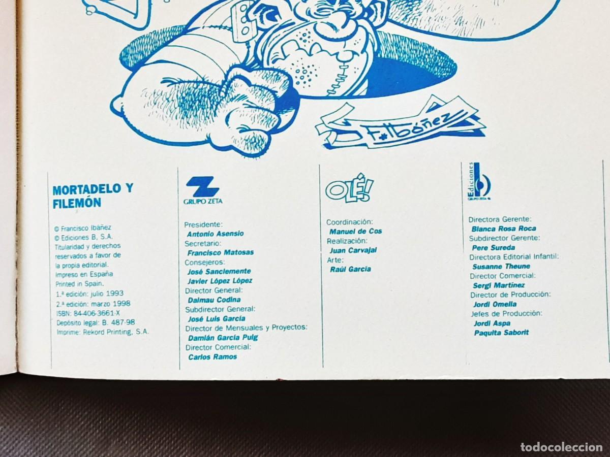 C&oacute;mics: OLE MORTADELO Y FILEMON N&ordm; 21 2&ordf; EDIC A&Ntilde;O 1998 - Foto 2