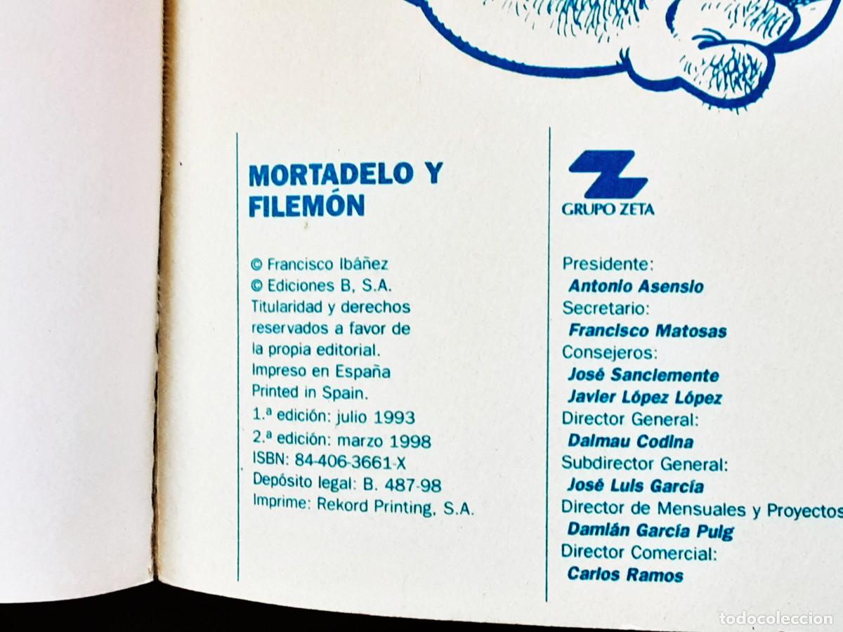 C&oacute;mics: OLE MORTADELO Y FILEMON N&ordm; 21 2&ordf; EDIC A&Ntilde;O 1998 - Foto 3