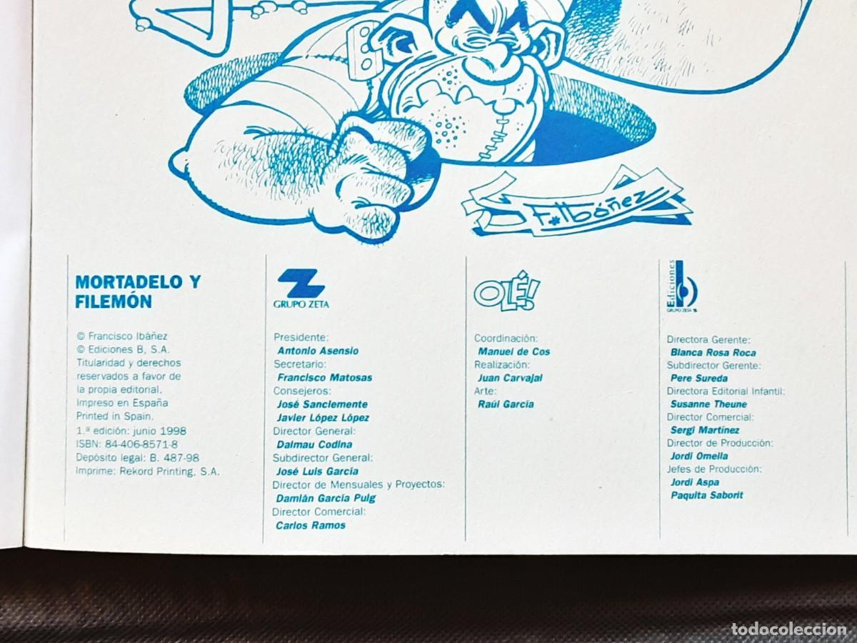 C&oacute;mics: OLE MORTADELO Y FILEMON N&ordm; 139 1&ordf; EDIC A&Ntilde;O 1998 - Foto 4