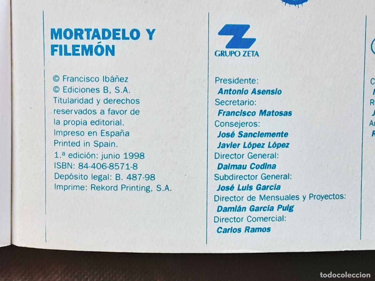 C&oacute;mics: OLE MORTADELO Y FILEMON N&ordm; 139 1&ordf; EDIC A&Ntilde;O 1998 - Foto 5
