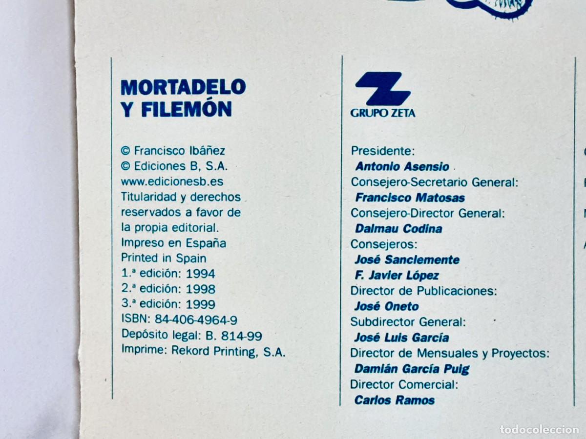 C&oacute;mics: OLE MORTADELO Y FILEMON N&ordm; 82 3&ordf; EDIC A&Ntilde;O 1999 - Foto 5