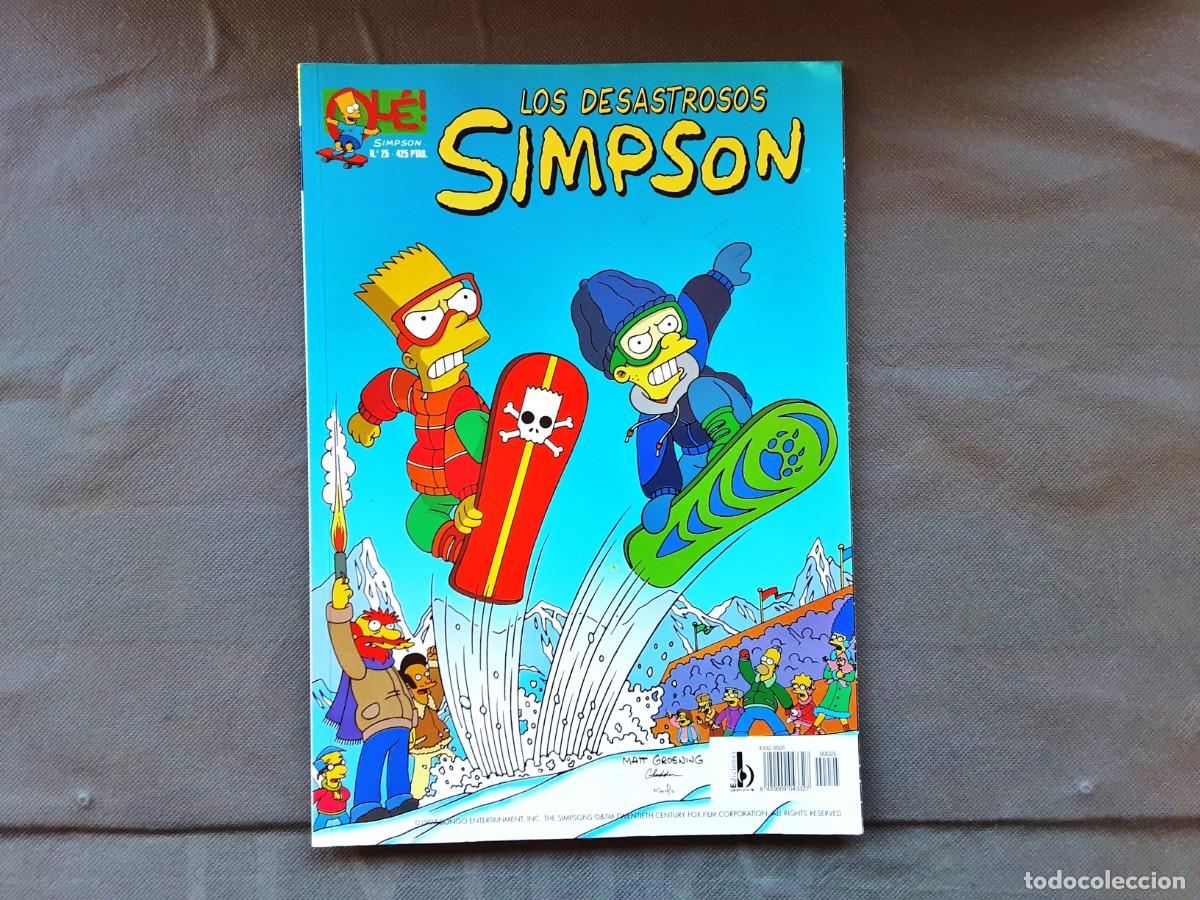 C&oacute;mics: OLE LOS DESASTROSOS SIMPSON N&ordm;25 A&Ntilde;O 1997 - Foto 1