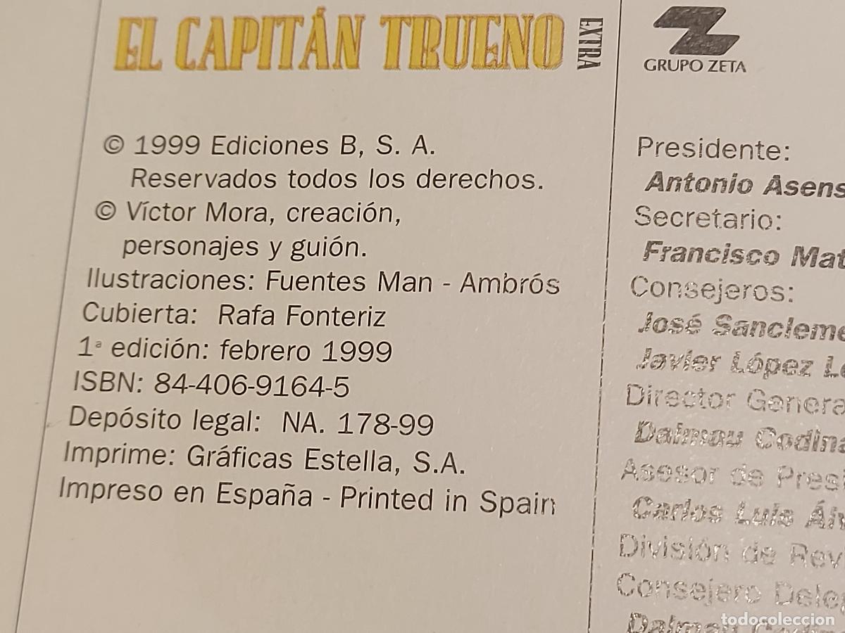 C&oacute;mics: FANS EL CAPITAN TRUENO / EXTRA N.&ordm; 3 / 1&ordf; EDICI&Oacute;N / VV.AA. / EDICIONES B-1999 - Foto 3