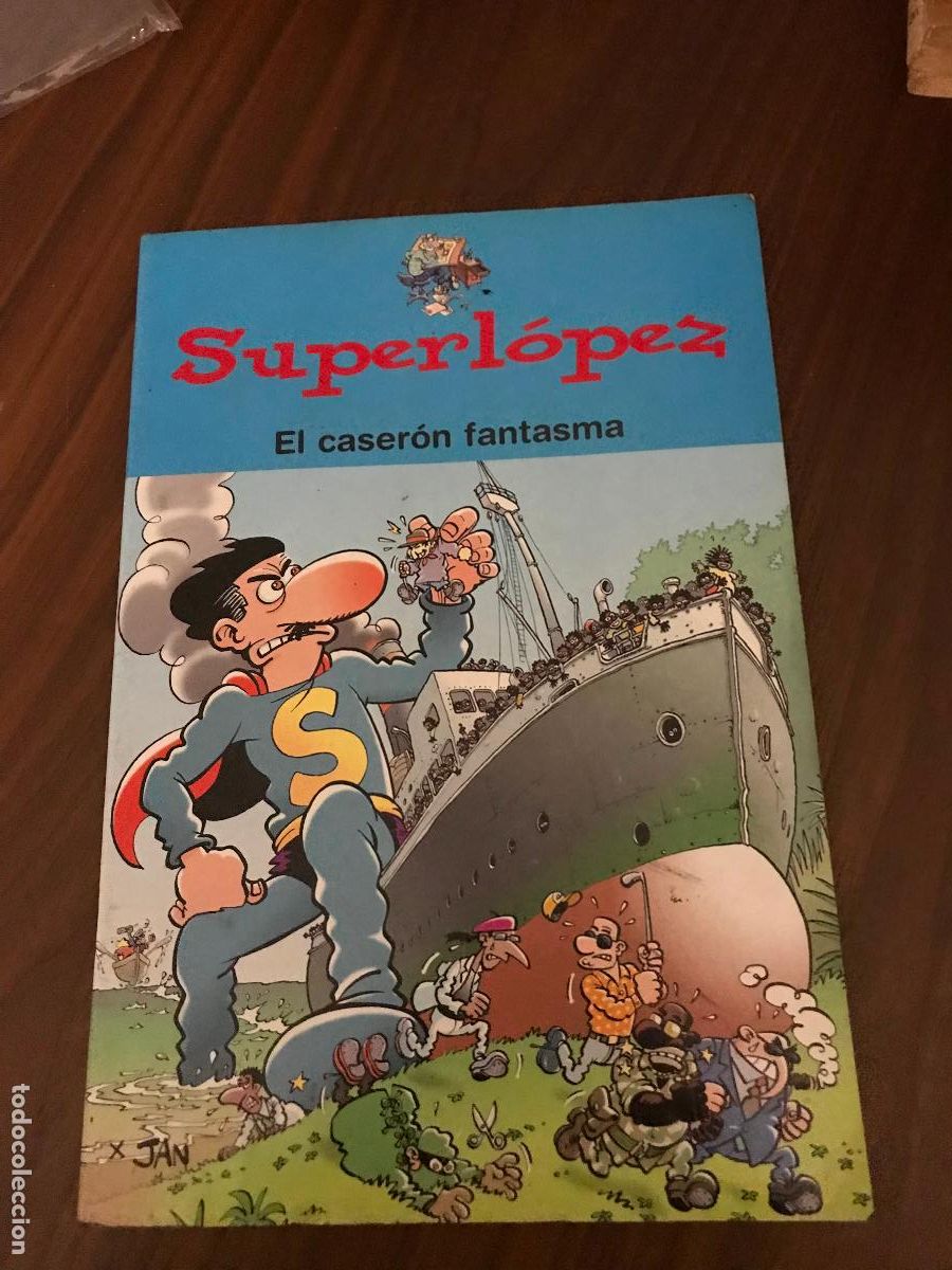 C&oacute;mics: SUPERL&Oacute;PEZ , EL CASER&Oacute;N FANTASMA , R&Uacute;STICA , EDICIONES B - Foto 1