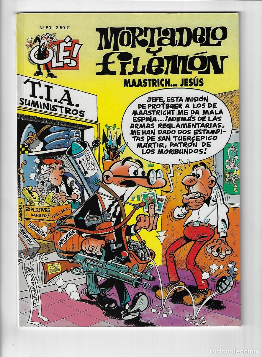 C&oacute;mics: Ediciones B. Colecci&oacute;n Ol&eacute; Mortadelo y Filem&oacute;n. 50 - Foto 1