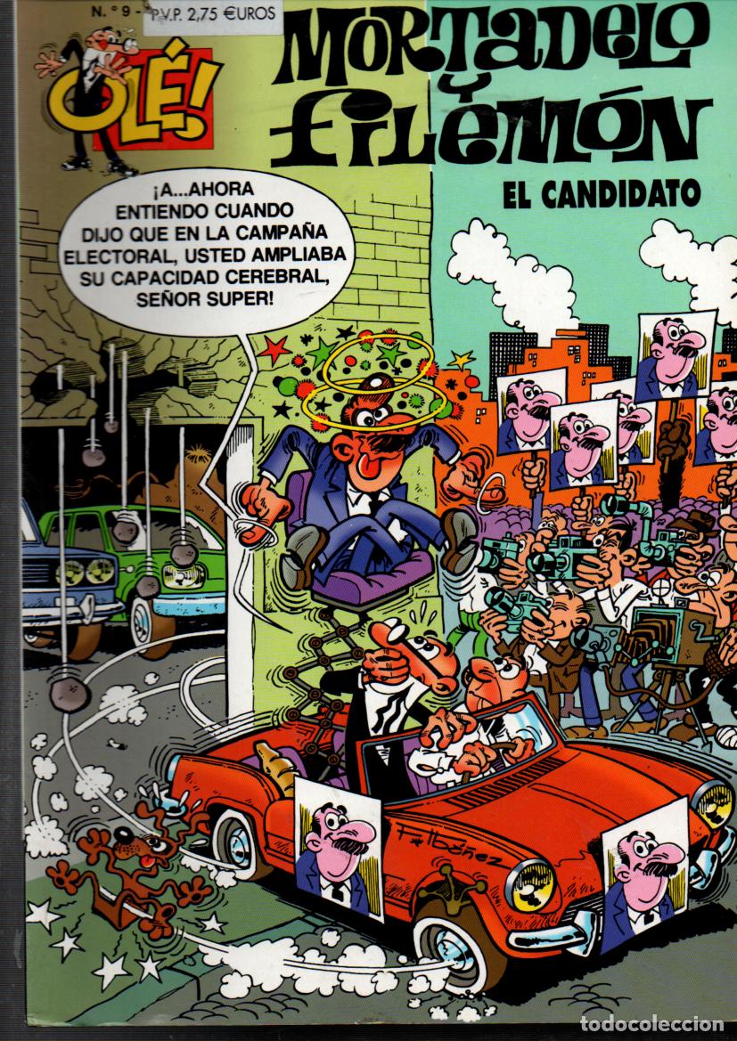 C&oacute;mics: OLE N&ordm; 9. MORTADELO Y FILEMON. EDICIONES B, - Foto 1