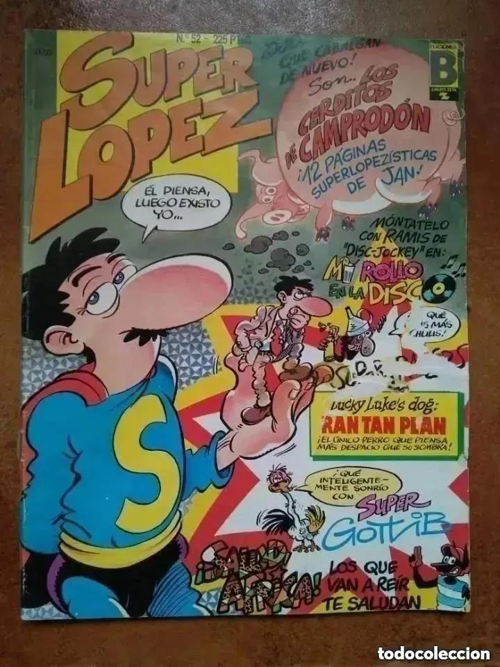C&oacute;mics: SUPER LOPEZ. NUM 52. EDICIONES B - Foto 1