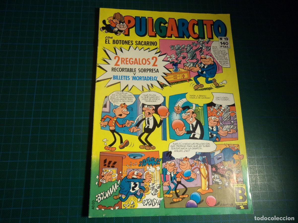 C&oacute;mics: Pulgarcito. N&ordm; 19. Ediciones B. No conserva el regalo. - Foto 1
