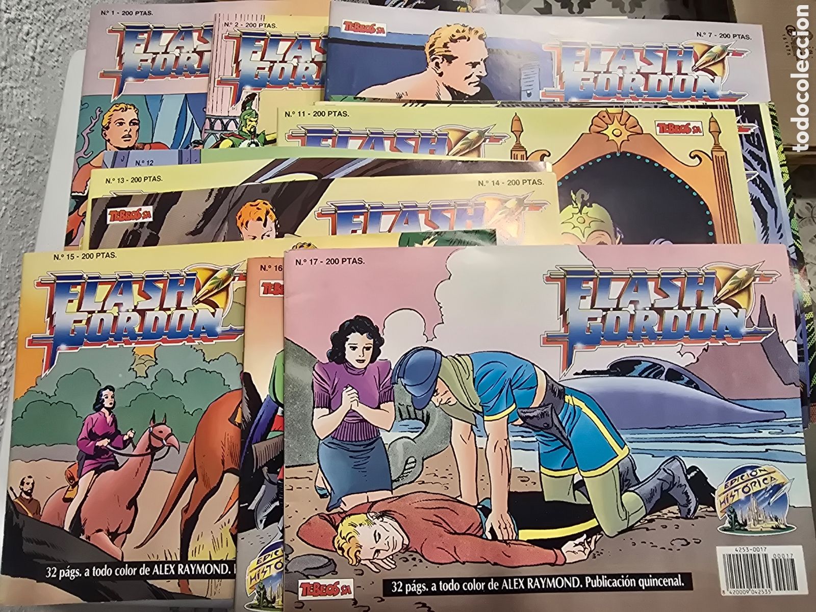 C&oacute;mics: FLASH GORDON. EDICI&Oacute;N HIST&Oacute;RICA. 17 N&Uacute;MEROS - Foto 1