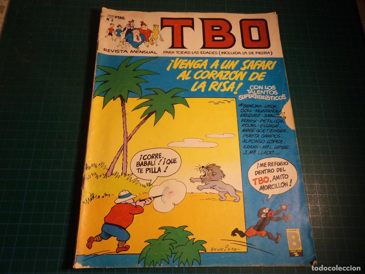 C&oacute;mics: TBO. N&ordm; 3. Ediciones B. Con se&ntilde;ales de uso. (Ref. D-01) - Foto 1