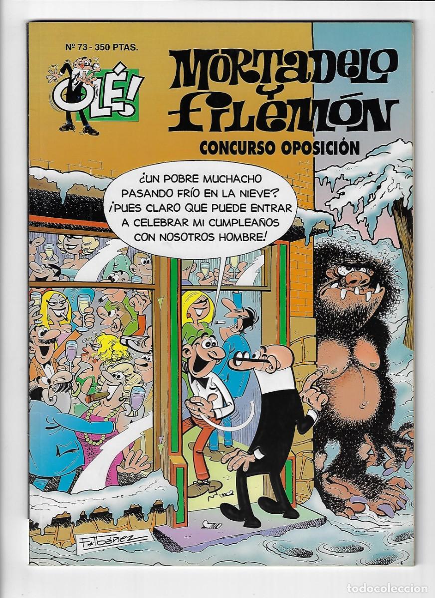 C&oacute;mics: Ediciones B. Colecci&oacute;n Ol&eacute;. Mortadelo y Filem&oacute;n. Con relieve. 73. Primera edici&oacute;n. - Foto 1