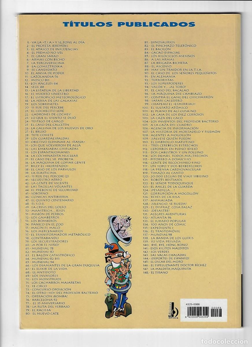 C&oacute;mics: Ediciones B. Colecci&oacute;n Ol&eacute; Mortadelo y Filem&oacute;n. 66 - Foto 2