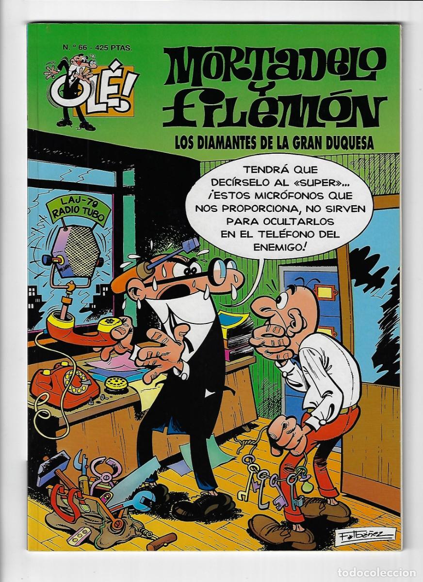 C&oacute;mics: Ediciones B. Colecci&oacute;n Ol&eacute; Mortadelo y Filem&oacute;n. 66 - Foto 1