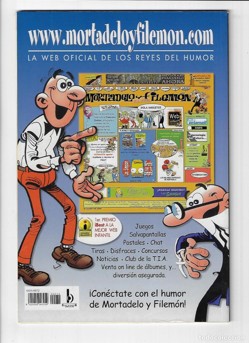 C&oacute;mics: Ediciones B. Colecci&oacute;n Ol&eacute; Mortadelo y Filem&oacute;n. 72 - Foto 2