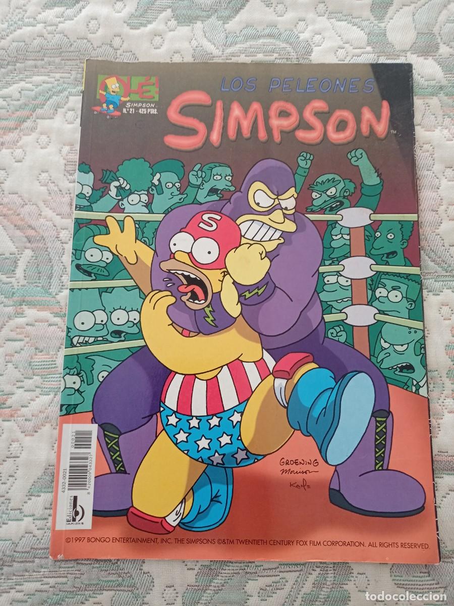 C&oacute;mics: LOS PELEONES SIMPSON (OLE SIMPSON N&ordm; 21. EDICIONES B) - Foto 1