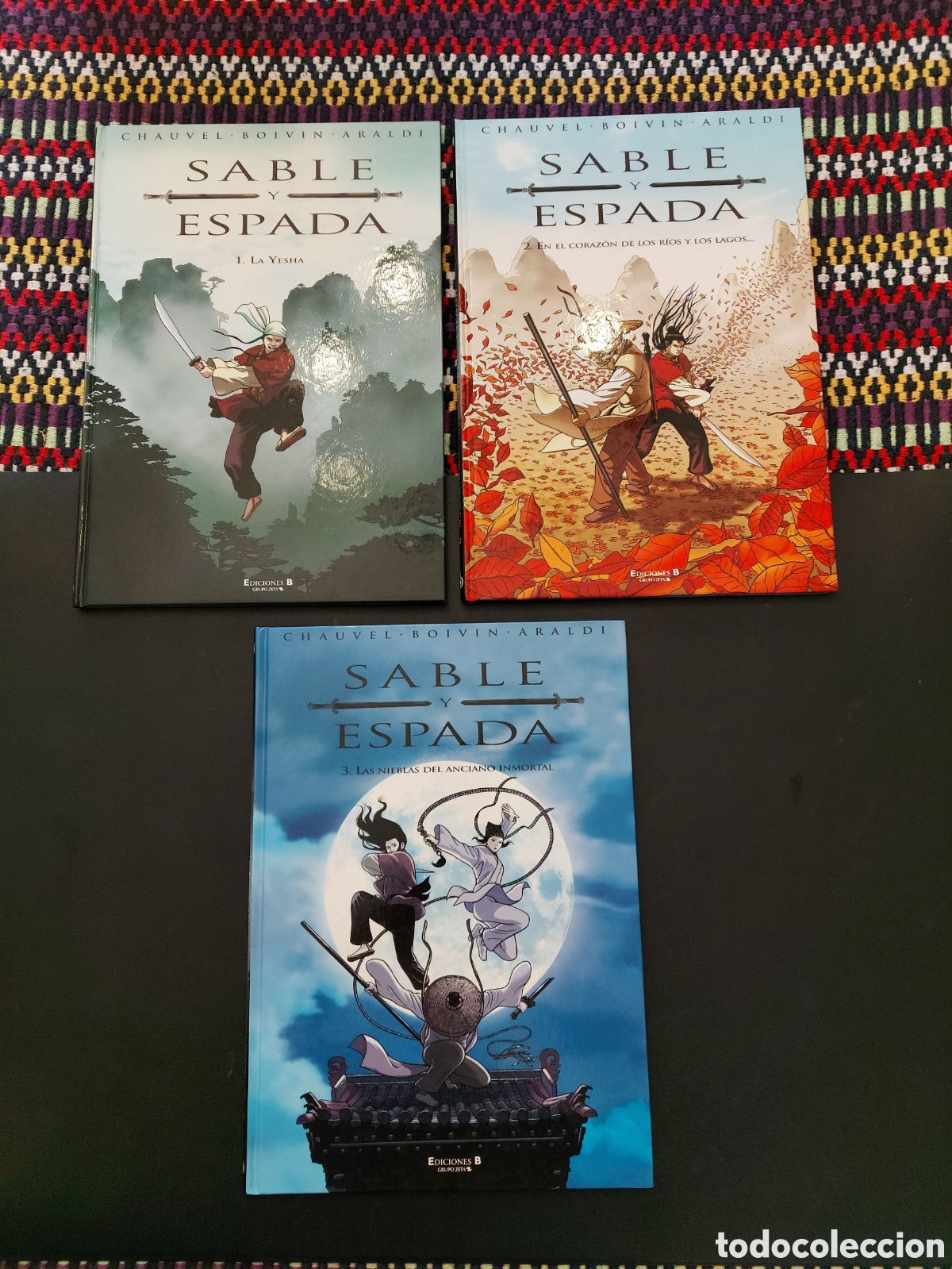 C&oacute;mics: SABLE Y ESPADA CHAUVEL-BOIVIN-ARALDI ,EDICIONES B, N&deg;S 1,2 Y 3 COMPLETA - Foto 2