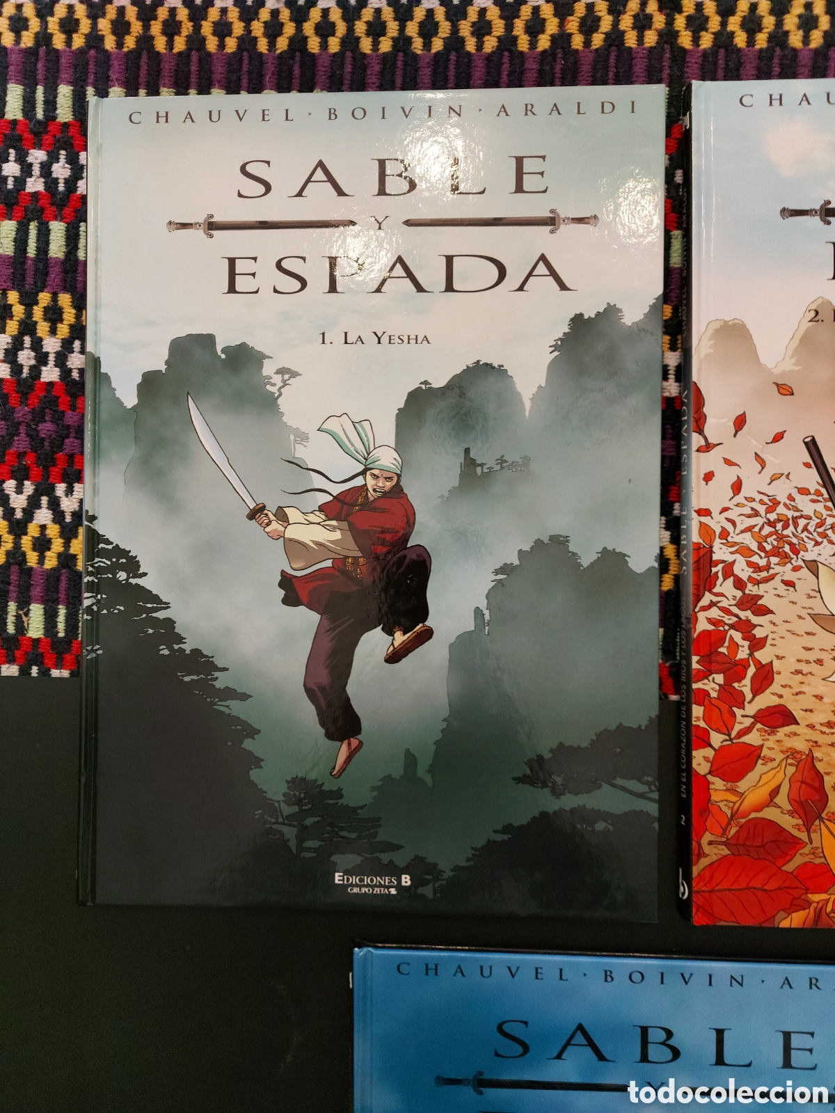 C&oacute;mics: SABLE Y ESPADA CHAUVEL-BOIVIN-ARALDI ,EDICIONES B, N&deg;S 1,2 Y 3 COMPLETA - Foto 3