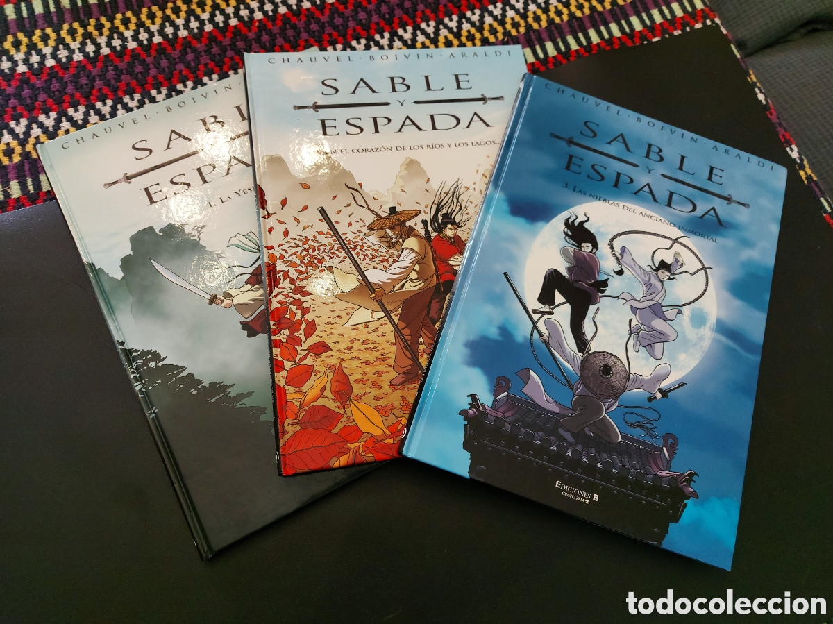 C&oacute;mics: SABLE Y ESPADA CHAUVEL-BOIVIN-ARALDI ,EDICIONES B, N&deg;S 1,2 Y 3 COMPLETA - Foto 7