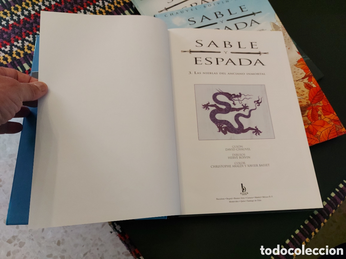 C&oacute;mics: SABLE Y ESPADA CHAUVEL-BOIVIN-ARALDI ,EDICIONES B, N&deg;S 1,2 Y 3 COMPLETA - Foto 9