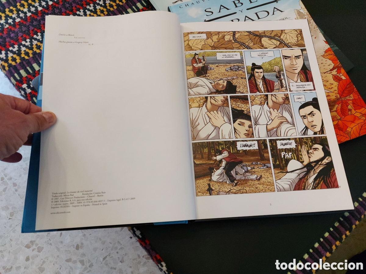 C&oacute;mics: SABLE Y ESPADA CHAUVEL-BOIVIN-ARALDI ,EDICIONES B, N&deg;S 1,2 Y 3 COMPLETA - Foto 10