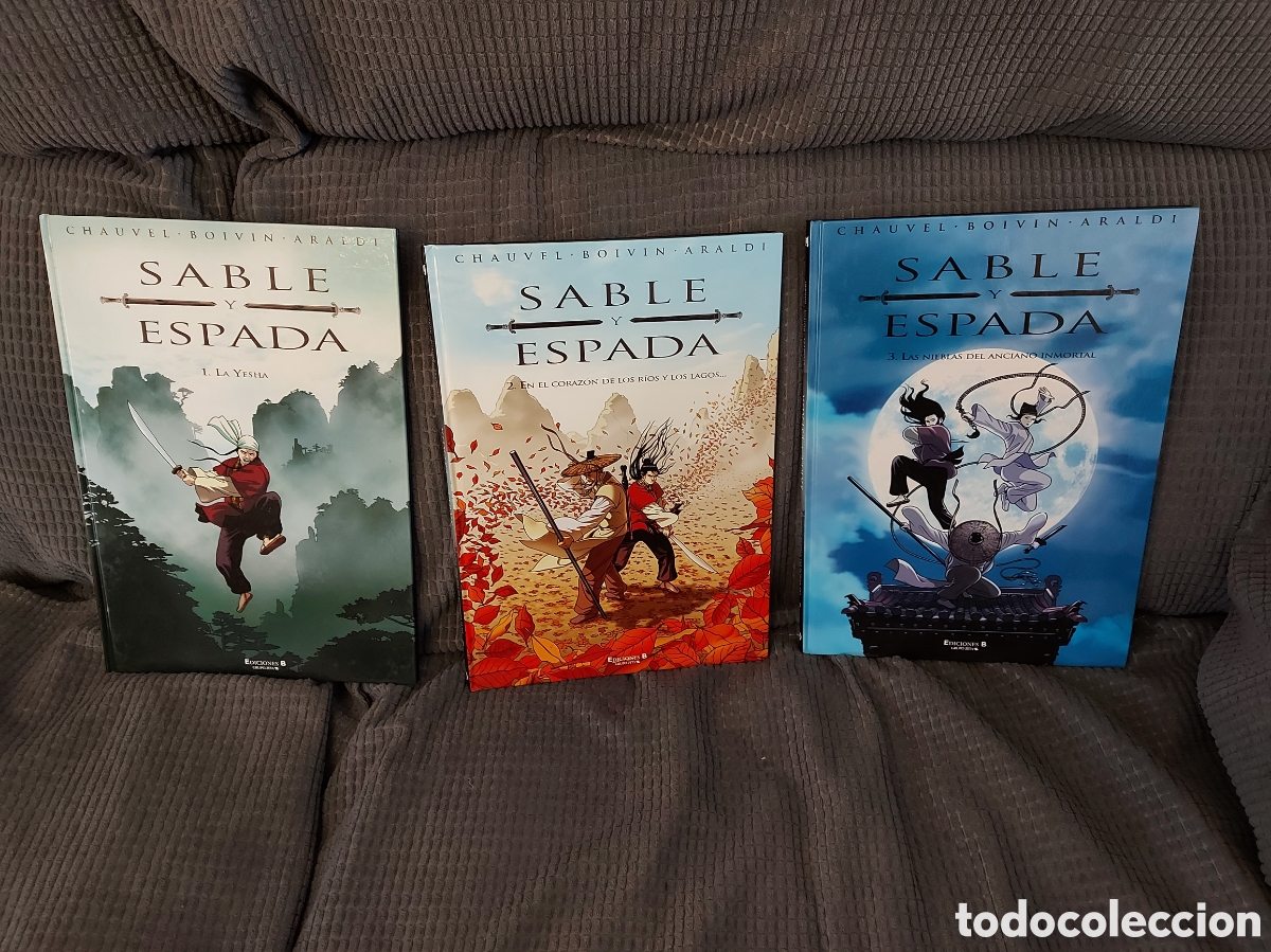 C&oacute;mics: SABLE Y ESPADA CHAUVEL-BOIVIN-ARALDI ,EDICIONES B, N&deg;S 1,2 Y 3 COMPLETA - Foto 1