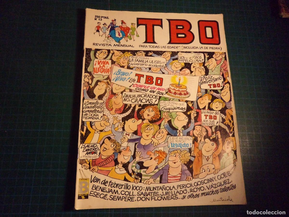C&oacute;mics: TBO. N&ordm; 13. Ediciones B. Con se&ntilde;ales de uso. (Ref. 15-B) - Foto 1