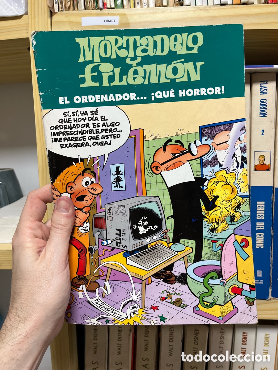 C&oacute;mics: Comic1 mortadelo y Filem&oacute;n EL ORDENADOR... &iexcl;QU&Eacute; HORROR! - Foto 1