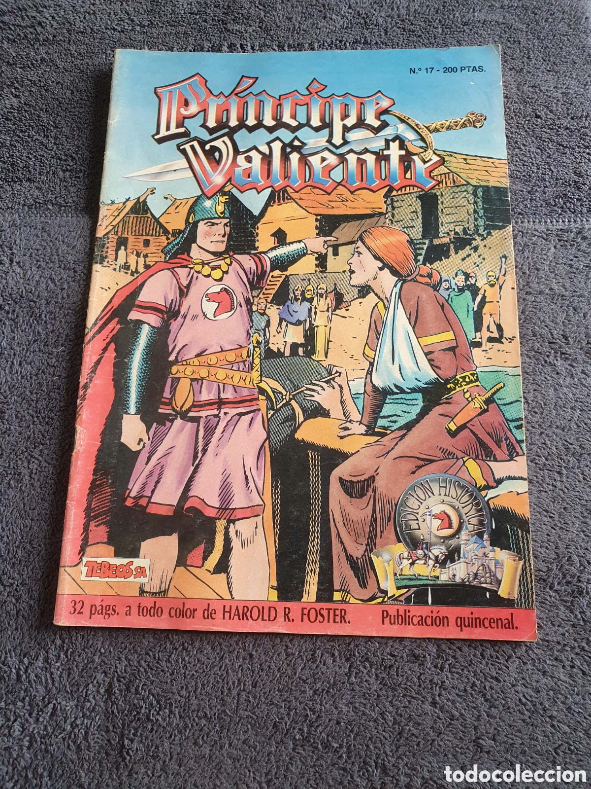 C&oacute;mics: L9. Pr&iacute;ncipe Valiente, N.&deg;17, De 1988, Ediciones B. - Foto 1