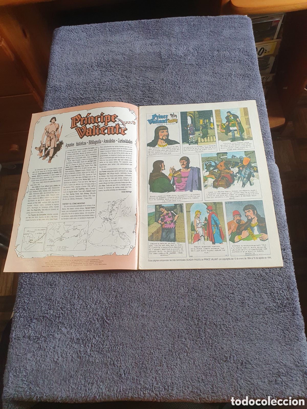 C&oacute;mics: L9. Pr&iacute;ncipe Valiente, N.&deg;45, De 1988, Ediciones B. - Foto 2