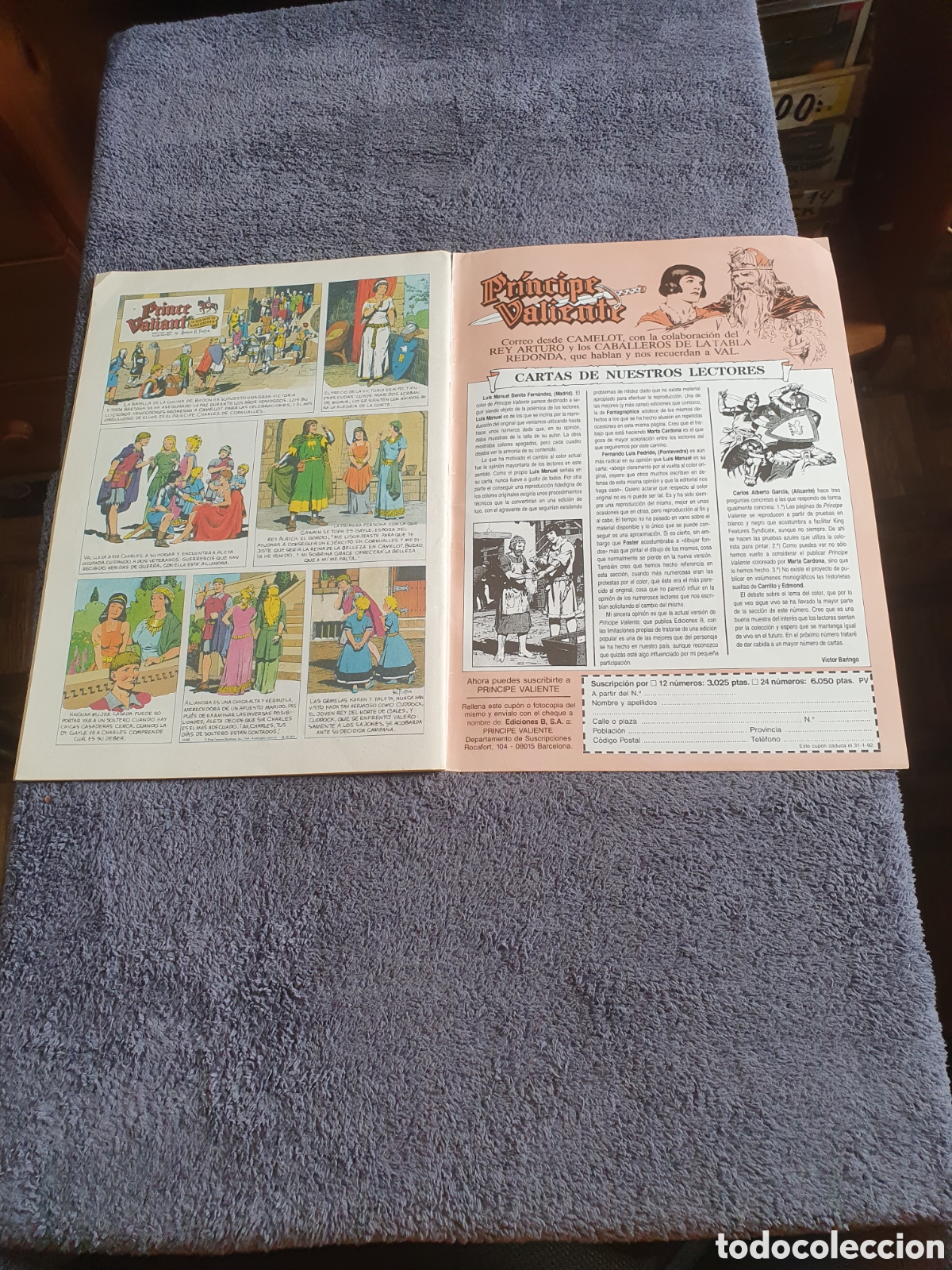 C&oacute;mics: L9. Pr&iacute;ncipe Valiente, N.&deg;45, De 1988, Ediciones B. - Foto 4