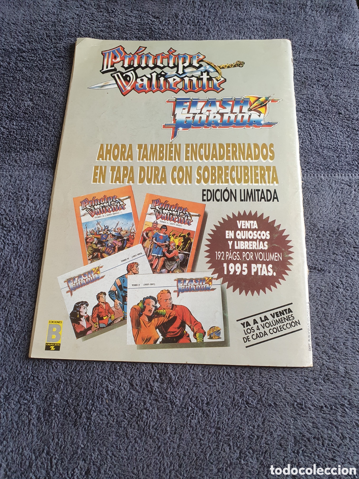 C&oacute;mics: L9. Pr&iacute;ncipe Valiente, N.&deg;45, De 1988, Ediciones B. - Foto 5