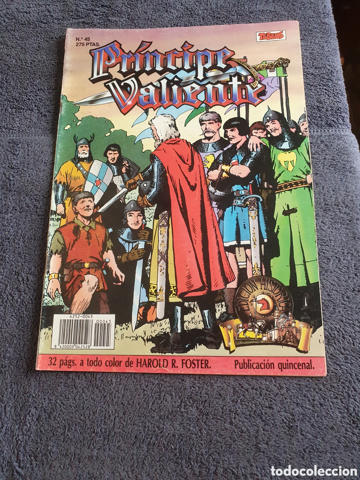 C&oacute;mics: L9. Pr&iacute;ncipe Valiente, N.&deg;45, De 1988, Ediciones B. - Foto 1