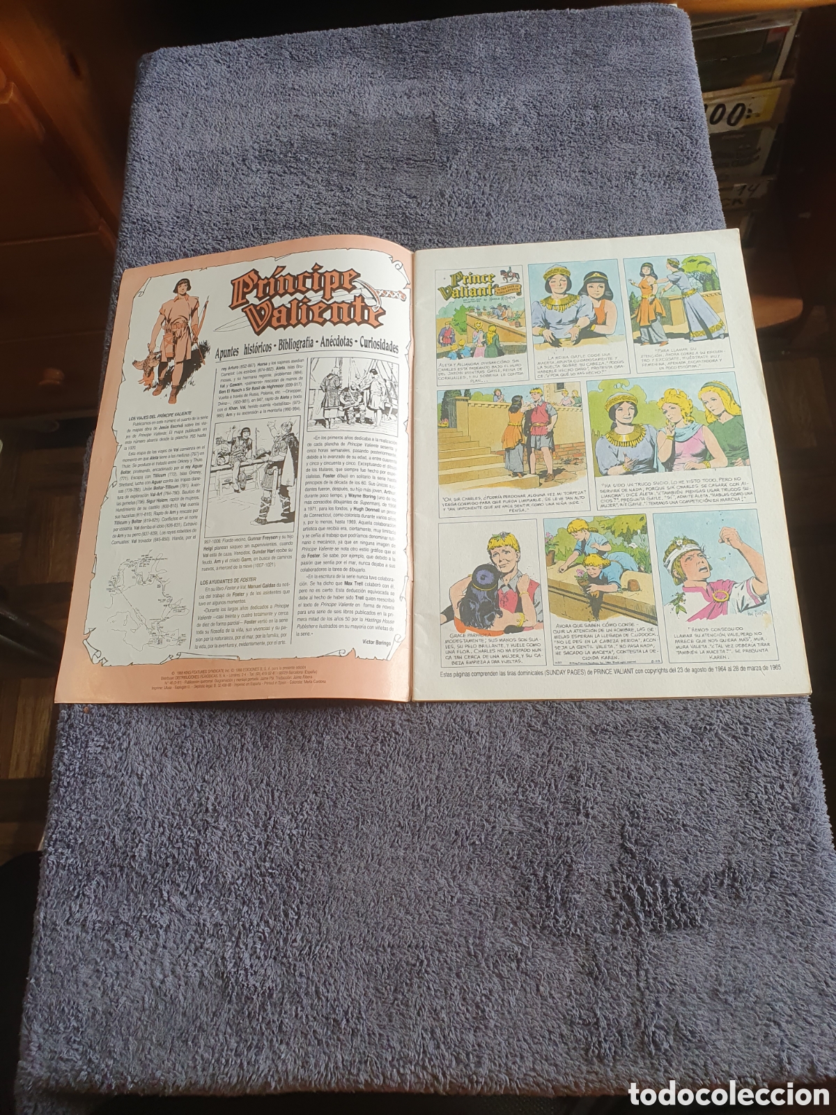 C&oacute;mics: L9. Pr&iacute;ncipe Valiente, N.&deg;46, De 1988, Ediciones B. - Foto 2