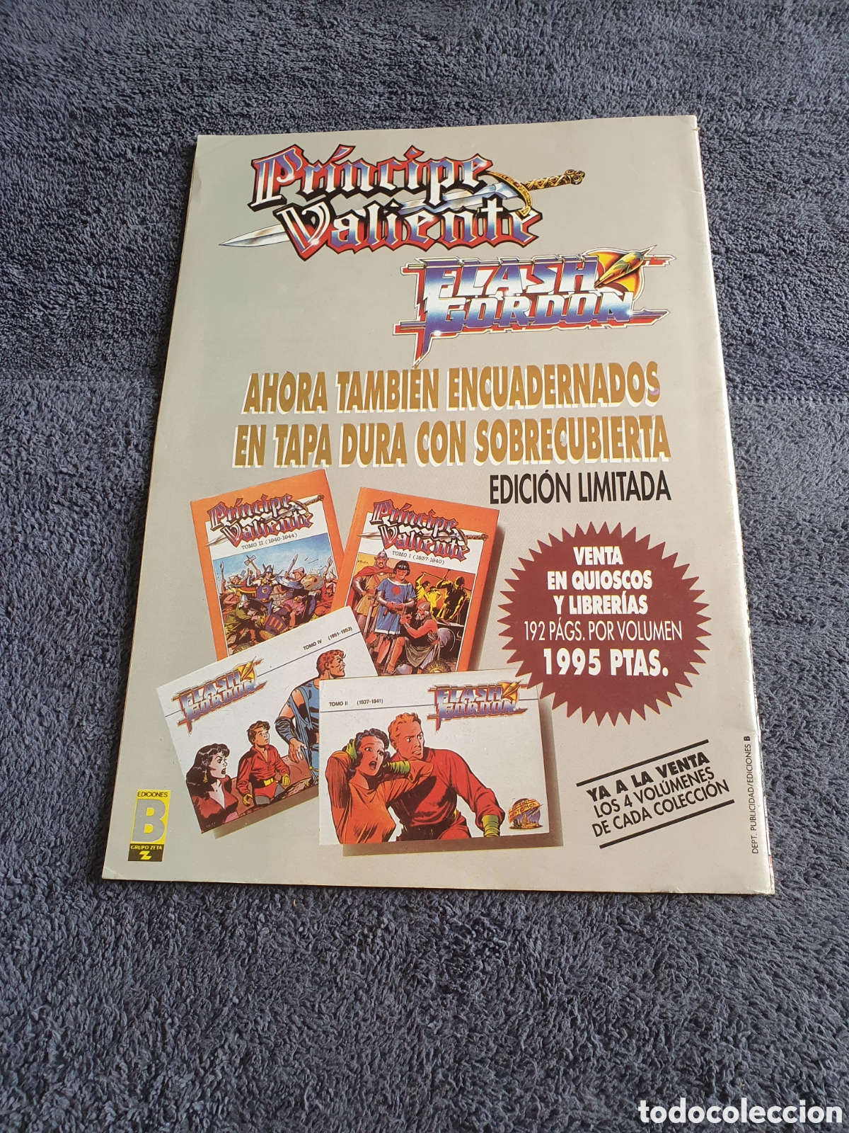 C&oacute;mics: L9. Pr&iacute;ncipe Valiente, N.&deg;46, De 1988, Ediciones B. - Foto 5
