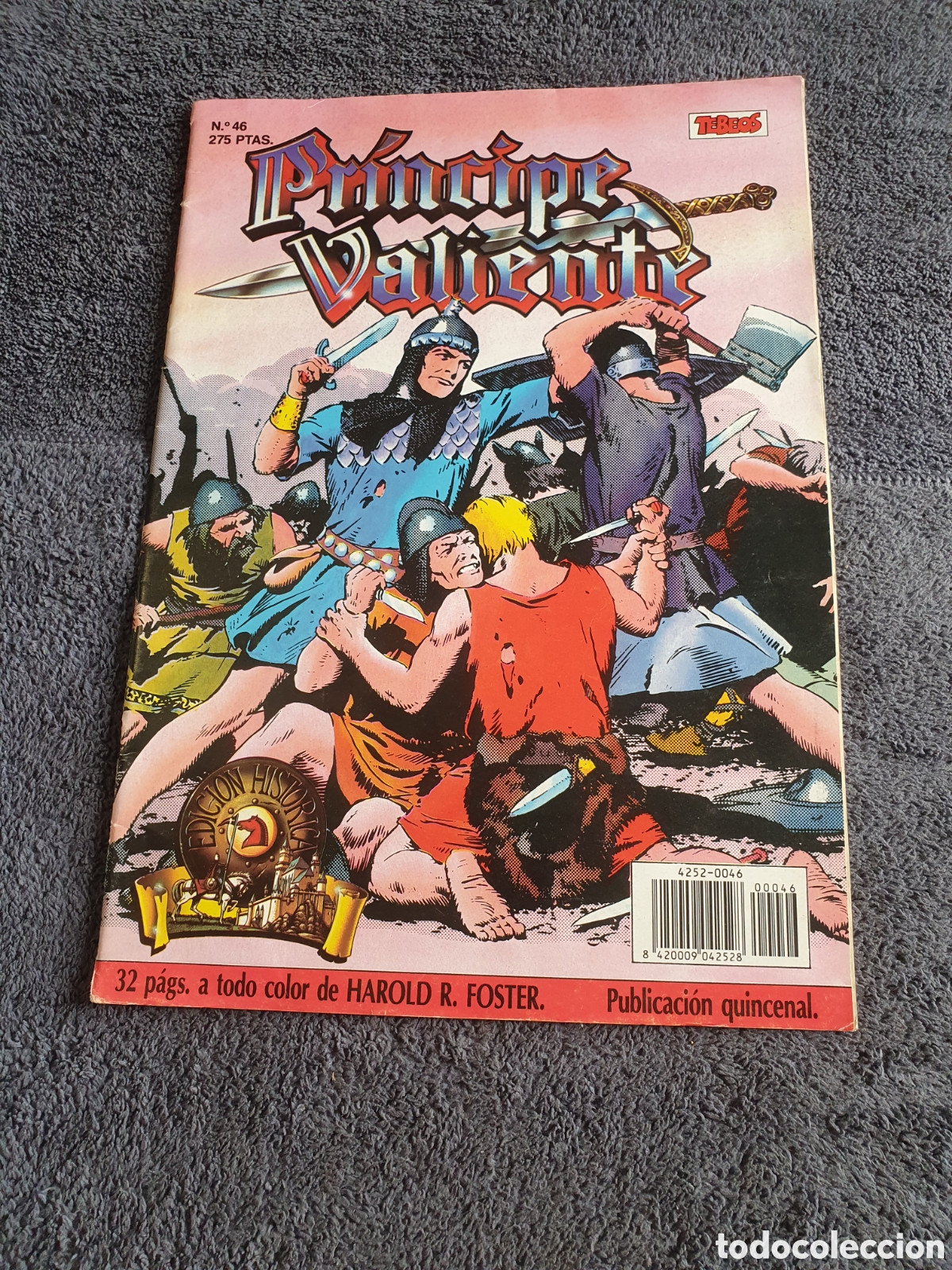 C&oacute;mics: L9. Pr&iacute;ncipe Valiente, N.&deg;46, De 1988, Ediciones B. - Foto 1