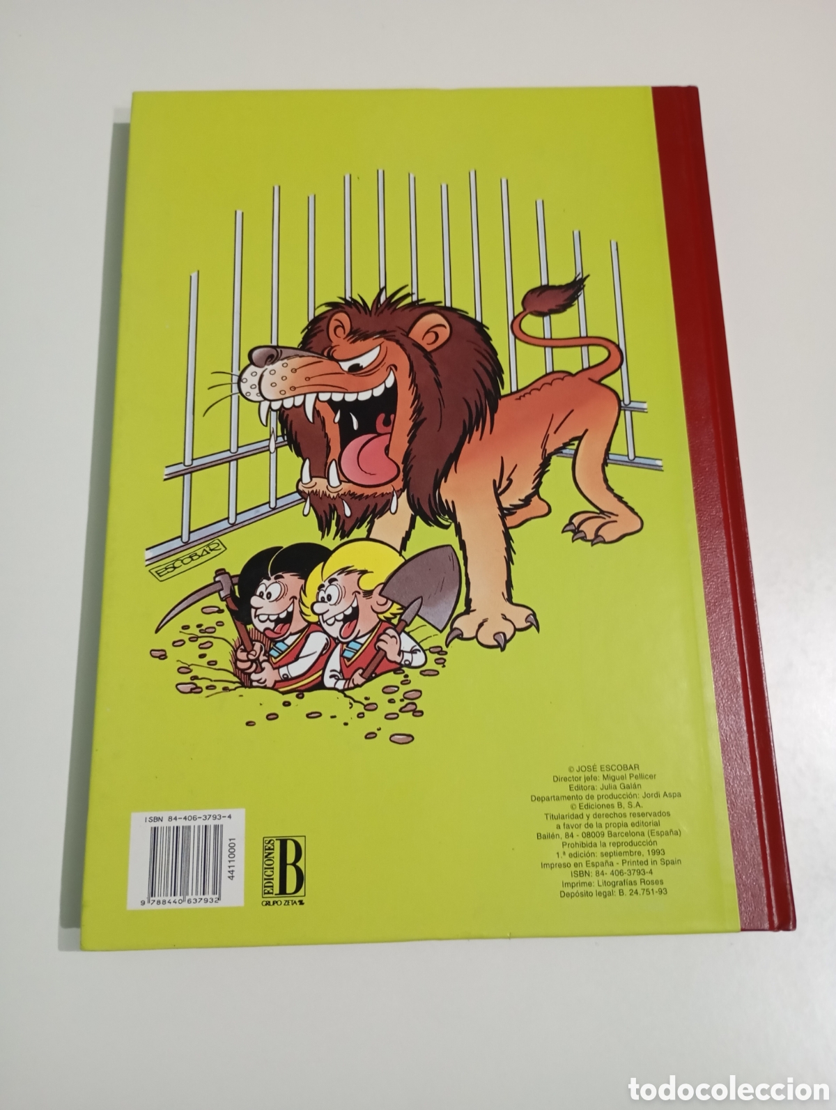 C&oacute;mics: 1993 Super Humor Zipi Zape 1a Edici&oacute;n Ediciones B. Escobar - Foto 3