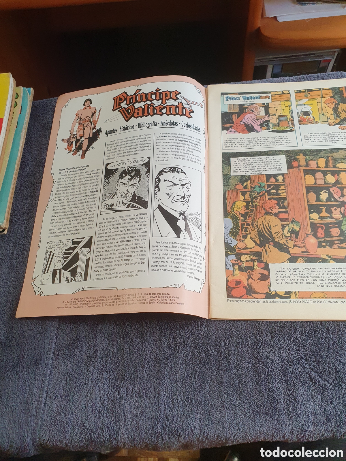 C&oacute;mics: L10. Pr&iacute;ncipe Valiente, N.&deg;80, De 1988, Ediciones B. - Foto 3