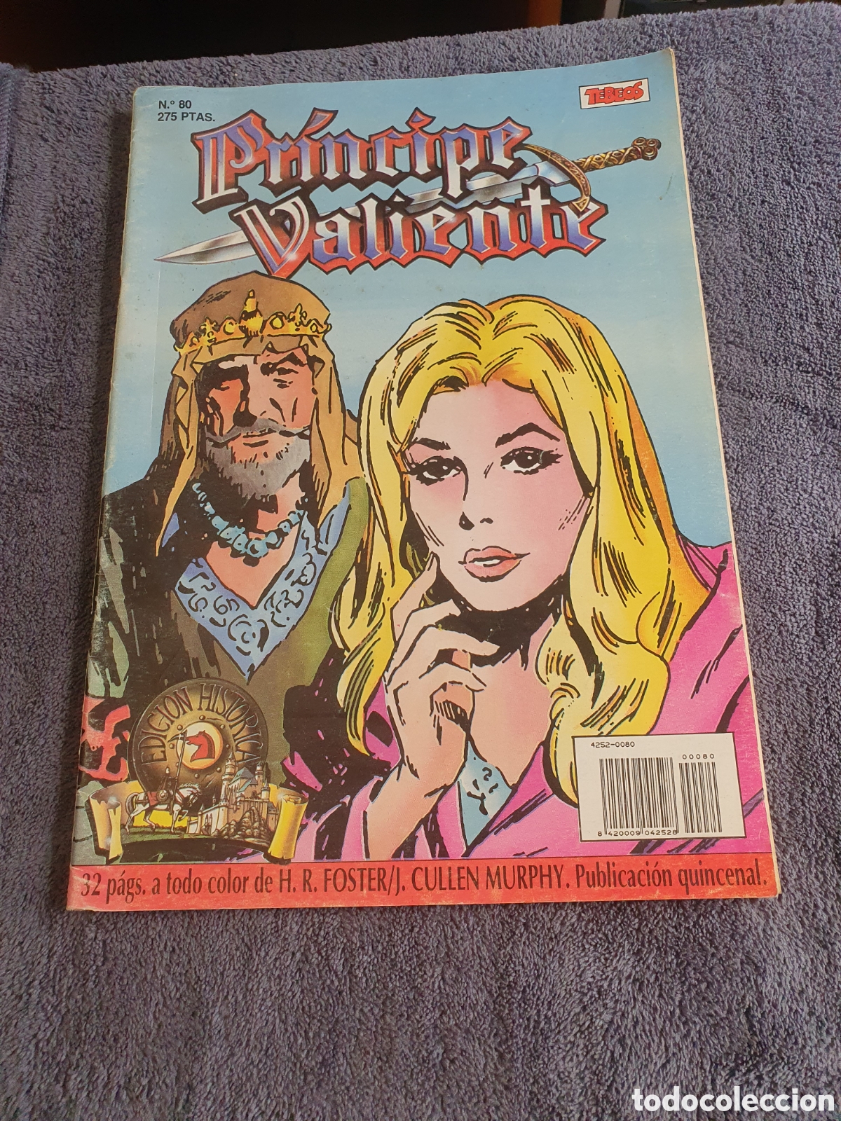 C&oacute;mics: L10. Pr&iacute;ncipe Valiente, N.&deg;80, De 1988, Ediciones B. - Foto 1
