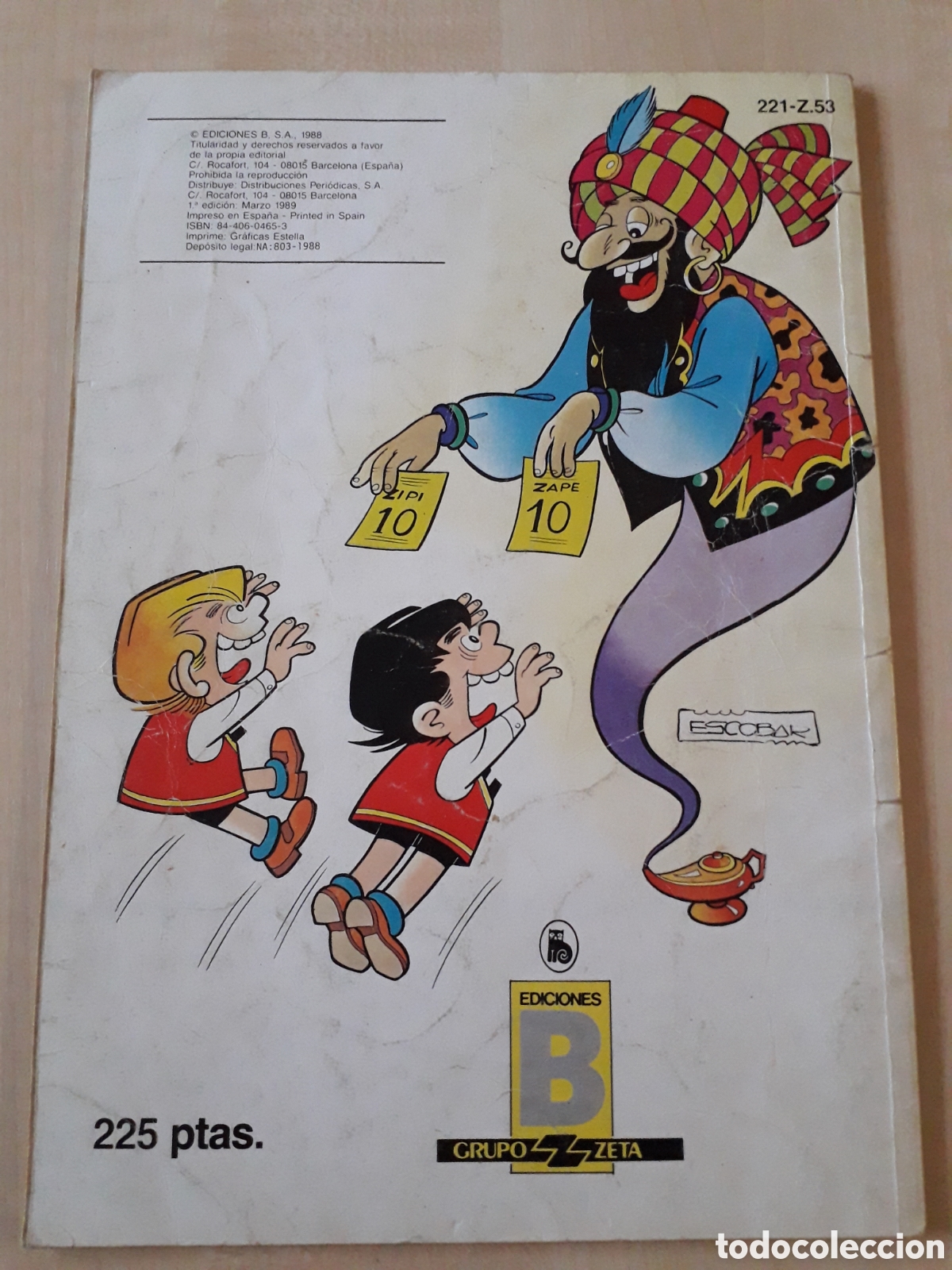 C&oacute;mics: ZIPI Y ZAPE N&Uacute;MERO 221-Z53 1 edici&oacute;n. - Foto 2