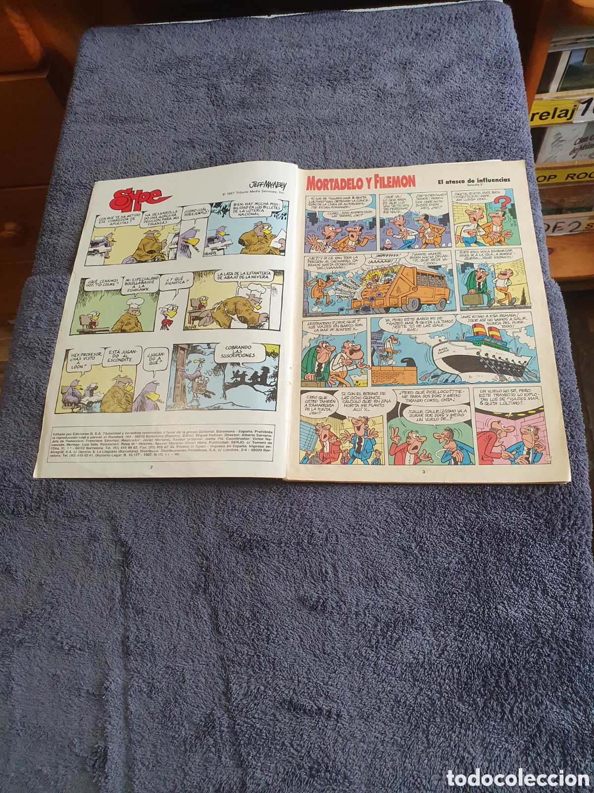 C&oacute;mics: L12. Mortadelo, N.&deg;173, Ediciones B 1987. - Foto 2