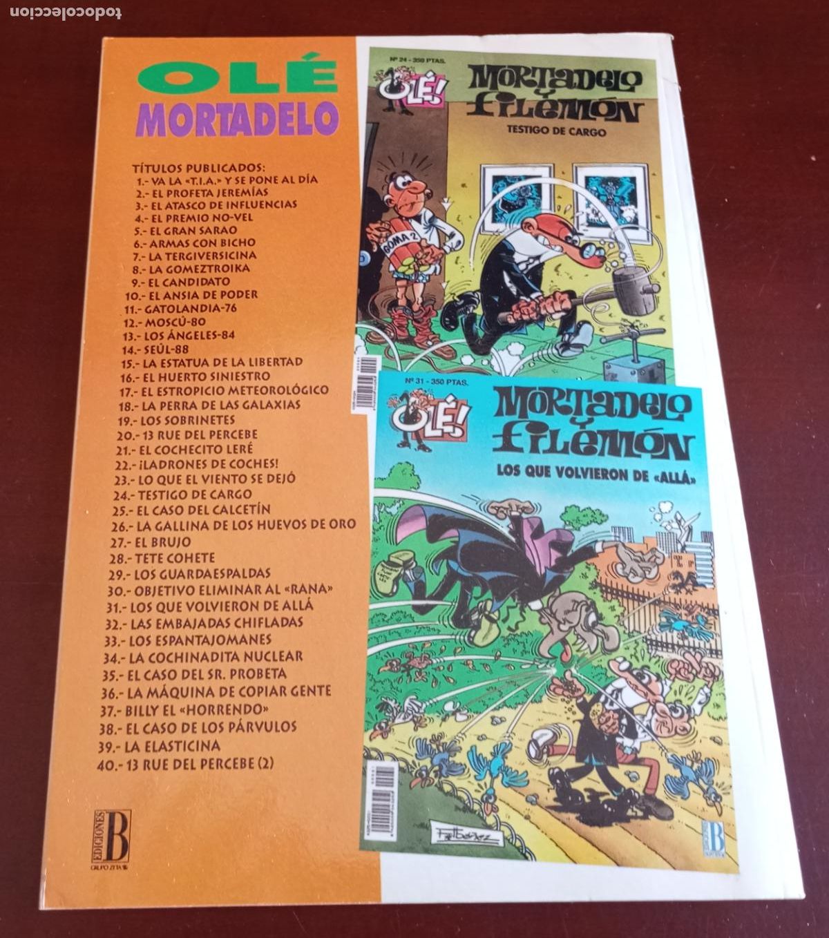 C&oacute;mics: 13 RUE DEL PERCEBE - OLE N&ordm; 40 - PORTADA CON RELIEVE - Foto 2