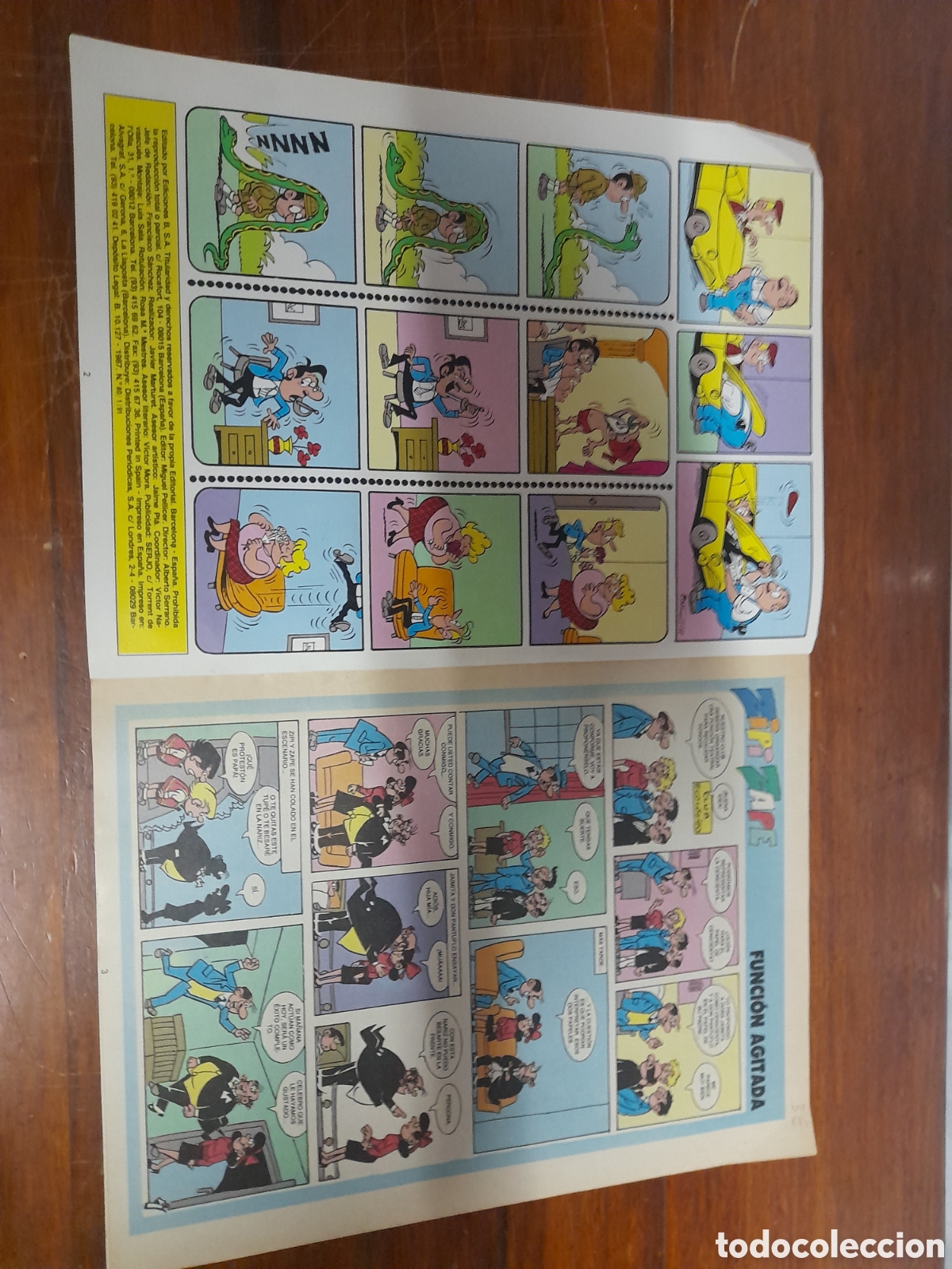 C&oacute;mics: S&uacute;per Zipi y Zape n&uacute;meros 8 y 80 a&ntilde;o 1987 - Foto 3