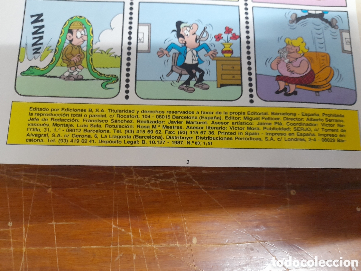 C&oacute;mics: S&uacute;per Zipi y Zape n&uacute;meros 8 y 80 a&ntilde;o 1987 - Foto 4