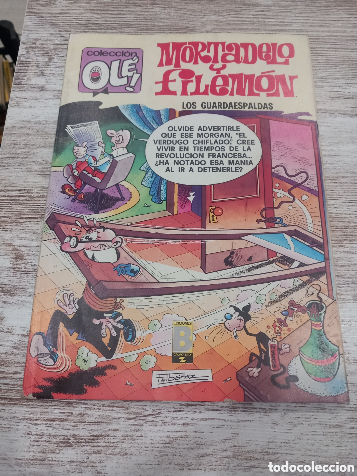 C&oacute;mics: C&oacute;mic Mortadelo y Filemon 1988 Los Guardaespaldas | Colecci&oacute;n Ol&eacute; | Ediciones B - Foto 1