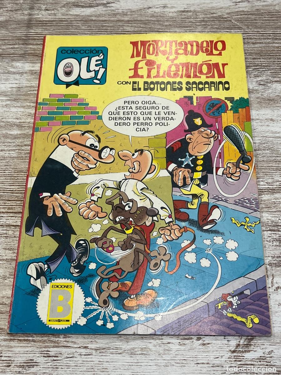 C&oacute;mics: C&oacute;mic Mortadelo y Filem&oacute;n con el Botones Sacarino 1987 | Colecci&oacute;n Ol&eacute; | Ediciones B - Foto 1